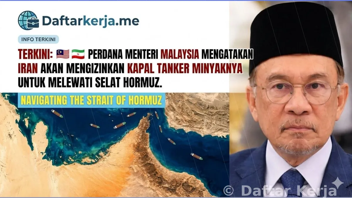 Diplomasi Anwar Ibrahim Buka Jalur Selat Hormuz untuk Kapal Malaysia
