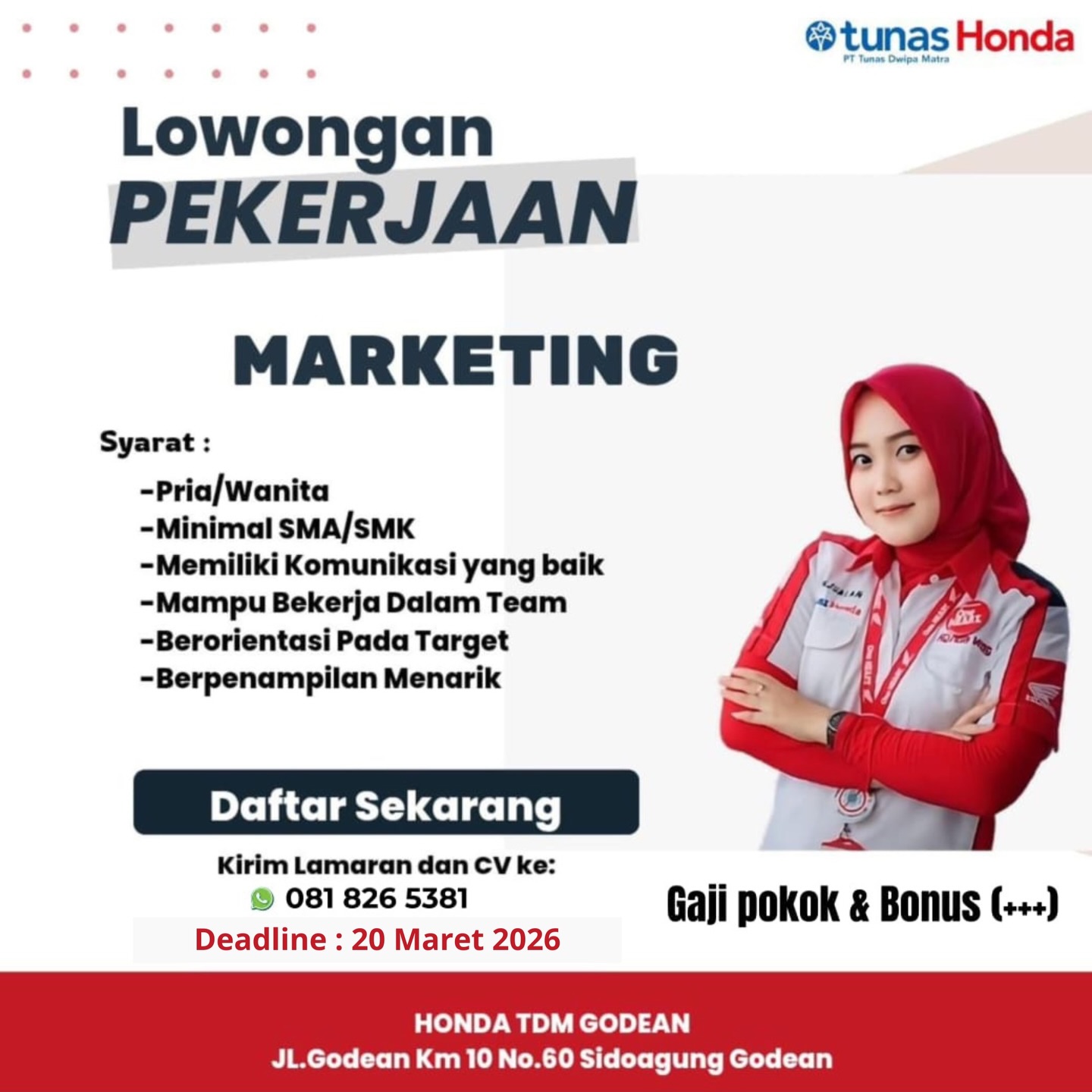 MARKETING - tunas Honda